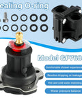 Mixer Cap And Pressure Balancing Unit Kit For Rite Temp Shower Valve Replacement Cartridge GP76851 GP500520 Compatible With GP77759 GP876851 Half Inch Shower Valve, showing model GP76851 with O-rings and components.