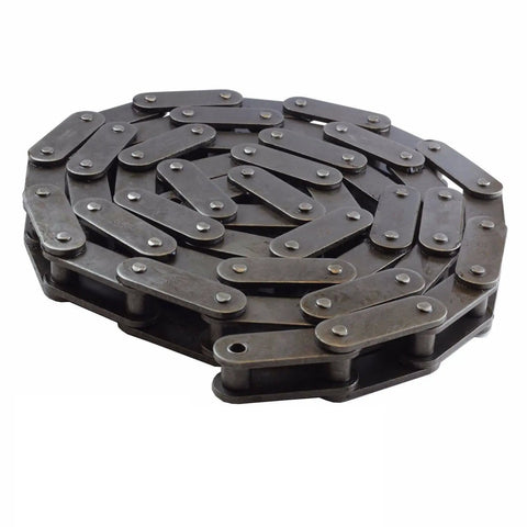 ANSI C2080 Conveyor Roller Chain 2 Inch Pitch, 10 Feet Long With 1 Connecting Link, Beefed-Up Double-Pitch Chain For High-Load Conveying