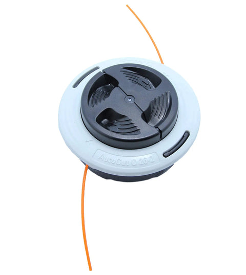 AutoCut C 26-2 Trimmer Head With Easy-Load Auto-Feed For Fast, No-Hassle Line Replacement, Compatible With Select Gas Trimmers
