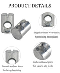 Top Shelf Cross Dowel Barrel Nuts M6 X 14 Millimeter Zinc Plated Furniture Hardware Connectors showing high-quality steel design.