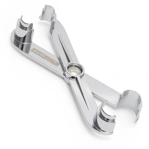 Transmission Line Disconnect Tool For Ford And Cadillac Oil Cooler Lines Three Eighths And One Half Inch Easy Release Step Design