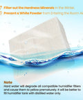 1043 Humidifier Wick Filter Replacement in water filtration illustration for EP9500 EP9700 EP9800 EP9R500 EP9R800 models.