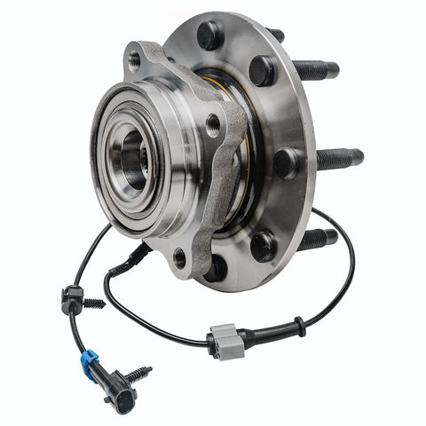 Beefy Front Wheel Bearing Hub Assembly Set For Silverado 2500 HD, 3500 HD, Sierra 2500 HD, Suburban 2500, Yukon XL 2500 And Hummer H2