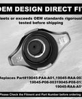 Radiator Cap Cover Replacement For Honda Civic Accord CRV Odyssey Pilot 1992 2008 Fits 19045 PAA A01 Durable Aluminum
