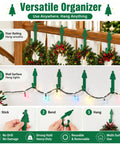 Heavy Duty Christmas Adhesive Wall Hooks For Stockings And Garland Damage Free Clear Sticky Holders With Chill Out Setup for hanging wreaths and lights.