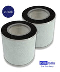 2 Pack True HEPA Replacement Filter For Elechomes EPI236 Air Purifiers With H13 4 Stage Filtration Activated Carbon Kick Dust Odors