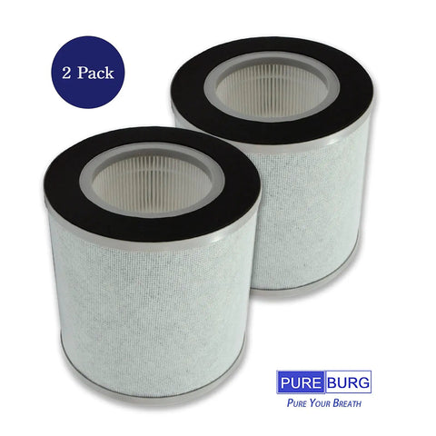 2 Pack True HEPA Replacement Filter For Elechomes EPI236 Air Purifiers With H13 4 Stage Filtration Activated Carbon Kick Dust Odors