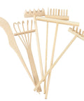 Mini Zen Garden Rake Tools Set With 24 Pieces, Bamboo Sand Rakes for Desk, various rake styles for meditation and stress relief.