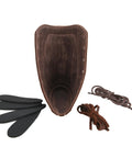 Premium Leather Gun Shell Holder Buttstock With Canvas Recoil Pad Extension For Shotguns And Rifles Reduces Recoil By About Sixty Percent