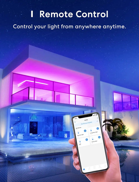 Smart WiFi LED Light Bulb With HomeKit Siri Alexa Google Home SmartThings app control outdoor scene