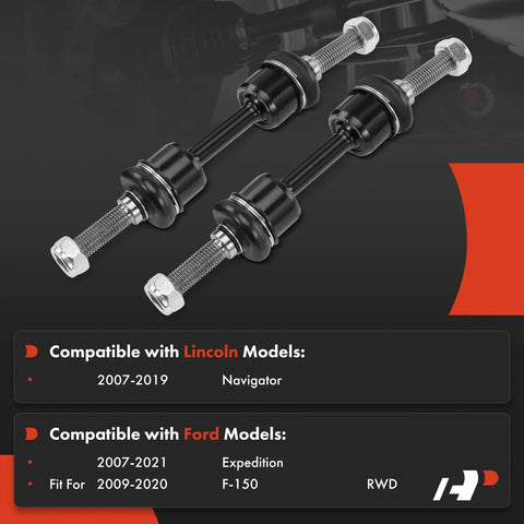 Two Pack Front Sway Bar End Links For Ford F150 2009 2020 RWD Expedition 2007 2021 Lincoln Navigator 2007 2019 Kit