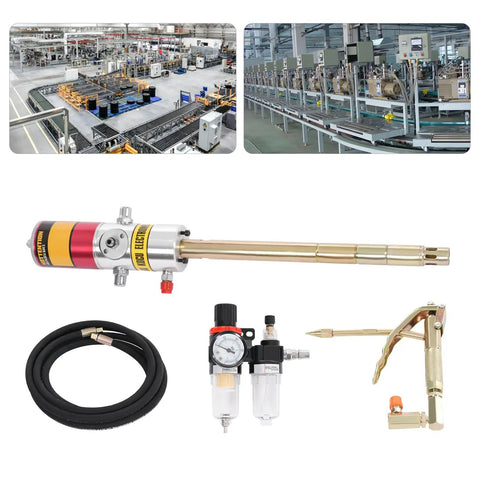 50 To 1 Ratio Air Operated Grease Pump With High Pressure Oil Injector Universal Gun Oil Water Separator And 4 Meter Hose