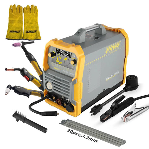 5 In 1 All In One Plasma Cutter And Welding Workhorse Dual Voltage 110V And 220V MIG Gas And Gasless MIG HF TIG MMA Stick Welder