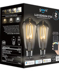 Smart WiFi LED Light Bulb Tunable White Dimmable With Voice And App Control Compatible With Alexa And Google Home Energy Efficient 2 Pack Easily Set Mood And Schedule product box.