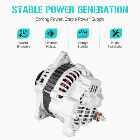 Beefy Replacement Alternator For V6 Three Point Five Liter Engines Compatible With Pathfinder 2004 350Z 2003 2006 Infiniti G35