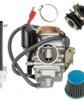 GY6 150CC Carburetor With Air Filter For Moped ATV Go Kart Scooter 125CC 150CC 4-Stroke Engines Ride Ready Compatible