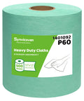 Heavy Duty Cleanroom Wipes Lint Free Cloths Jumbo Roll Extra Absorbent Towels Green 12 By 10 Inches 500 Count For Industrial Wiping