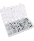 Dope 200-Piece SASKATE Extension Spring Kit With Storage Box Features Zinc Plated Metal Assorted Sizes Perfect for Home Repairs Shop Tools And Automotive Fixes You'll Love. open plastic case with assorted zinc-plated extension springs