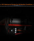 Close-up of Dope Sensored Brushless RC Car Motor 1650KV for 3-8S LiPo, showing IP67 waterproof design in RC vehicle.