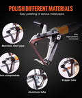 Belt Sander Adapter For Angle Grinder Five Eighths By Eleven Thread Pipe Sanding Attachment polishing metal pipes.