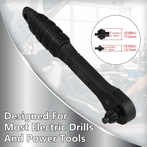 Three In One Ratchet Drill Chuck Key Wrench For Quick Socket Swaps DIY Friendly Pro Grade Universal Replacement Tool