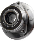 Close-up of 2 Piece Rear Wheel Bearing Hubs Assembly With 5 Lug For Chevrolet Equinox 2018 To 2024, GMC Terrain metal hub