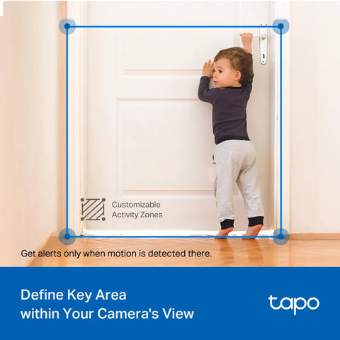 Indoor Outdoor Pan Tilt Wired Security Camera Two Pack For Baby Monitoring And Person Detection With Cry Alerts features.