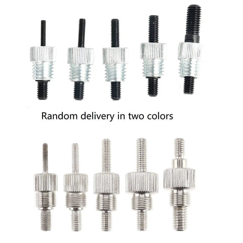 Eight threaded inserts in two colors for Heavy Duty Blind Rivet Nut Kit Set With 86 Pieces Including 80 Rivet Nuts M3 M4 M5 M6 M8