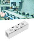 Compressed Air Manifold And Pneumatic Block Coupler Quick Connect Fittings Aluminum Heavy Duty Block for high-pressure use