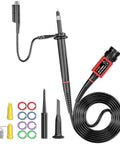 High Voltage Oscilloscope Probe P4100 Pro Grade Kit With Accessories, showing probe, rings, ground clip, and test leads.