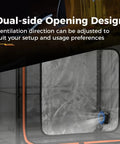 Extra Large Resin 3D Printer Enclosure With Ventilation System And LED Light, showing dual-side opening design