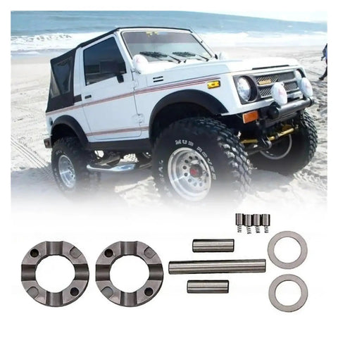 Heavy Duty 26 Spline Differential And Axle Kit With Mechanical Locker Viscous Coupler For Rock Crawling, vehicle close-up on beach.
