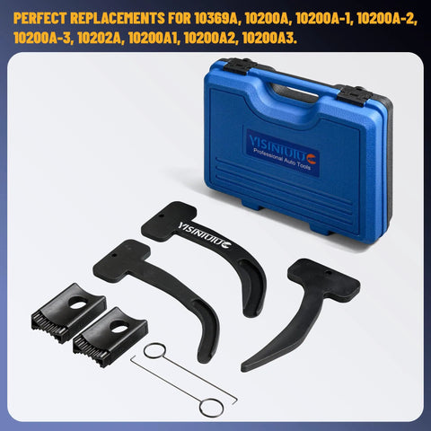 3.6L Timing Tool Kit With Camshaft Holding And Phaser Tools for 2011-2019 engines, blue case and components displayed.