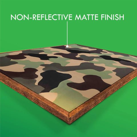 Specialty Camouflage Paint Quart Flat Army Green Water Based Non Reflective Finish Blends With Terrain For Hunting Gear