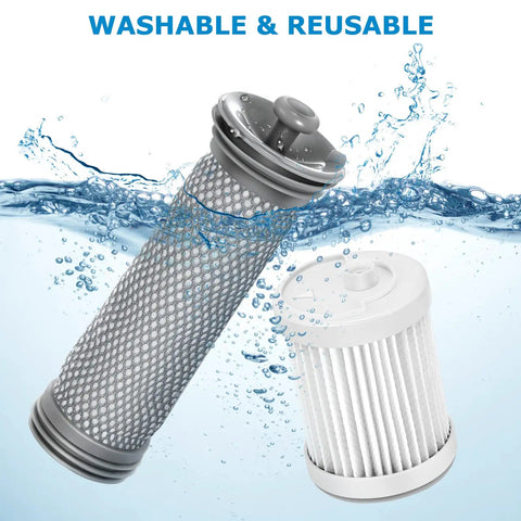 All In One Replacement Filter Kit For A10 And A11 Series Vacuum Cleaners With 4 Pre Filters And 2 HEPA Filters For PURE ONE S11 S12