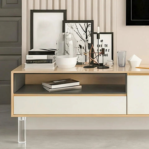 Modern cabinet with adjustable acrylic furniture legs set for cabinets coffee tables end tables beds waterproof and heavy duty load bearing