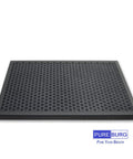 2-Pack Replacement Filter For Colzer EPI-186 Air Purifier, H13 True HEPA With Activated Carbon, black filter with honeycomb pattern