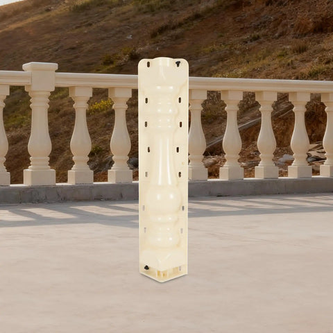 2-Piece Roman Column Balustrade Mold For DIY Garden And Patio Pillars And Decorative Railings Reusable Plastic Casting Form