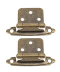 Self Closing Cabinet Hinge 1/2 Inch Overlay Bronze Finish Heavy Duty Humidity Resistant Hardware For RVs Boats Kitchens And Bathrooms