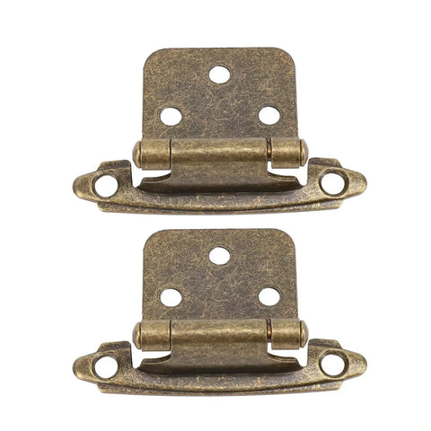 Self Closing Cabinet Hinge 1/2 Inch Overlay Bronze Finish Heavy Duty Humidity Resistant Hardware For RVs Boats Kitchens And Bathrooms