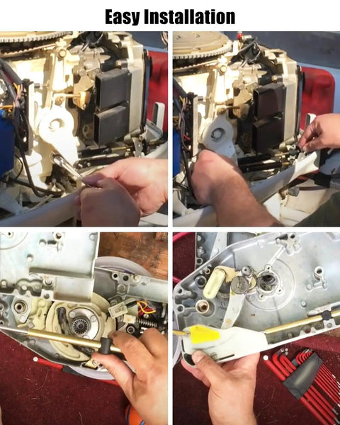 Installation of 10Foot Throttle And Shift Remote Control Cable For Outboard Engines with Johnson Evinrude BRP OMC compatibility
