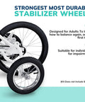 20 Inch Adaptive Training Wheel Bicycle For Beginners With Proportioned Frame Lighter Build And Smaller Grips For Easy Ground Reach
