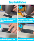 Steps to install Tesla Model 3 and Model Y sun visor mirror glass replacement, including tools and methods for setup.