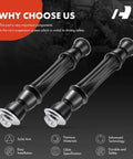 Front Sway Bar Link Stabilizer For Chevy Avalanche Silverado Suburban Tahoe And Cadillac Escalade SUVs Durable Suspension Upgrade With Easy Install Replaces Worn Links For A Smoother Ride And Reduced Body Roll. pair of black metal sway bar links