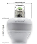 Plug And Play Smart Motion Sensor Light Adapter For E26 And E27 Sockets Turns Any Bulb Into A Dusk To Dawn Motion Activated Lamp No Wiring Needed