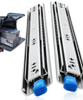 Locking Heavy Duty Drawer Slides For Cabinets, Side Mount Full Extension, 250 Lb Capacity, 53mm Width in vehicle setup