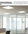 Office with U Bend LED Tube Light T8 T12 18W 2000 Lumens 3000K Soft White Fluorescent Tube Replacement Direct Or Ballast Bypass