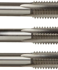 Three One Quarter Twenty Carbon Steel Hand Tap Set 3 Piece Taper Plug Bottoming High Carbon Tool Steel For Hand Threading