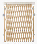 Extra Wide Swing Out Wooden Baby Gate Fits Twenty Four To Sixty Inch Openings Super Secure With Safety Latch And Hardware Mount Thirty Two Inches Tall Sustainable Hardwood For Homes With Kids And Pets.