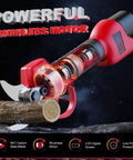 Workhorse Heavy Duty Pruning Shears Attachment For Milwaukee 12V Batteries With LCD Display And SK7 Blade 1.2 Inch Cutting